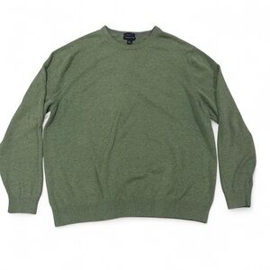 Lands' End Men's Green Crewneck Sweater XXL/T (50-52)